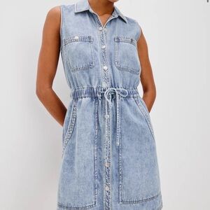 Rails Blue A-Line Sleeveless Resort Dress